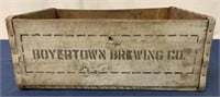 Wooden Boyertown Brewing Crate,13"x191/2"x8