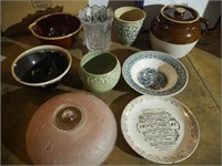 Pottery & glassware