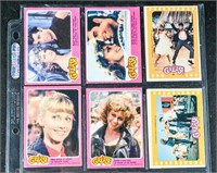 (6) GREASE MOVIE TRADING CARDS
