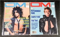 (2) OM ONLY MUSIC ROCK MAGAZINES