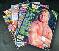 (4) WWF 1991 WRESTLING MAGAZINES