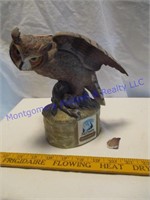 HORNED OWL DECANTER