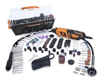 Rotary tool kit with flex shaft. Tested and