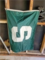 Michigan State Spartans flag