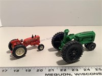 Allis Chalmers D19 and toy tractors.
