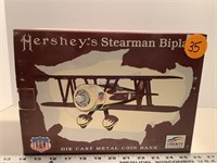 Hershey’s Stearman biplane diecast metal coin