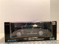 Welly Collectible 1936 Ford deluxe Cabriolet 1:18