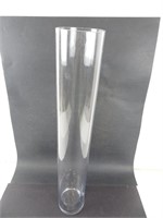 Tall Modern Glass Vase - 24" x 4"