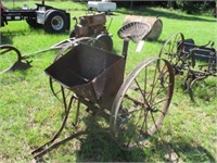 Horse drawn seeder/fertilizer spreader