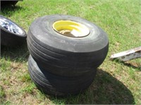 Two 16.5L - 16.1SL floatation implement tires