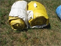 2 tarps - each covers 8 4x5 round bales