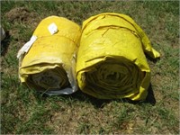 2 tarps - each covers 8 4x5 round bales