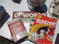 3 games - Yahtzee, Upwords