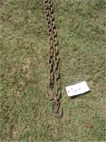 18' 3/8 chain w/hooks