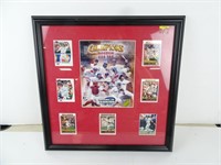 Boston Red Sox Framed Cards and Picture 20x20