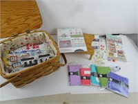 Basket full of Hundreds of New Crafting Items -