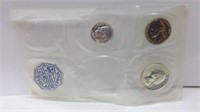 Of) 1963 proof set missing penny and half dollar