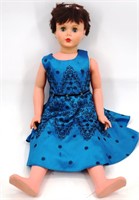 Vintage Life Size Doll w Voice Box & Nice Dress