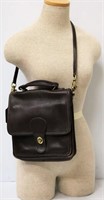Vintage Brown Leather Coach Bag/Purse - Willis Bag