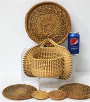 Native American Woven Baskets Lot