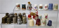Mixed lot of Collector's Thimbles.