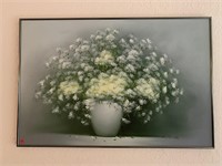 Wall Art: Flower Painting (Living Room)