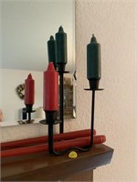 Candle Holder with Candles (Living Room)