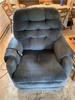 Lazboy Blue Lift and Recline Chair (Living Room)