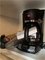 Mr. Coffee Maker and Disposable Cups (hallway)