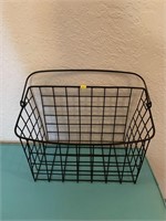 Black Wire Basket (hallway)