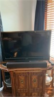 Insignia television and sound bar
