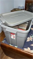 Large tote full of CD’s -Lots of Blue grass, folk