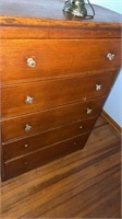 Large Wood dresser approximately 4.5 foot tall