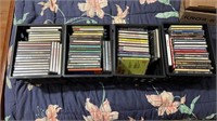 4 CD Crates full of CD’s-Bob Segar, Bob Dylan,
