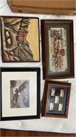 Lot of prints and decorations wall art