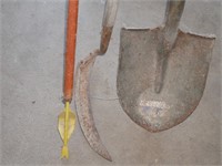 Shovel, Dandelion Digger, Vintage Scythe
