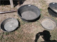Feed / Utility Pans - Lot of 3
