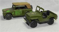(2) Vintage Matchbox Die Cast Jeep Vehicles