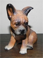 1990 Arnart Boxer Puppy Dog Figurine, approx 5 in