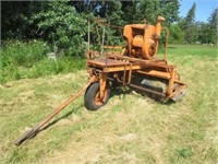 8ft. Pull Type Street Sweeper, 4 cyl. Gas engine