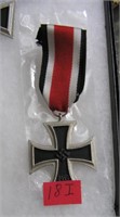 German Iron Cross 2nd class medal and ribbon WWII