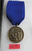 German SS long service medal WWII style