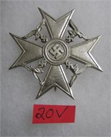 German Spanish Cross without sword badge WWII styl