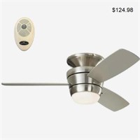 Harbor Breeze Mazon 44-in Brushed Nickel LED Indo
