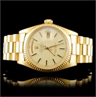 Rolex Day-Date 18K YG 36MM Wristwatch