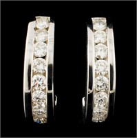 14K Gold 1.60ctw Diamond Earrings