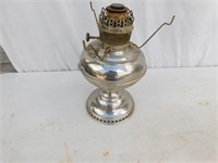 Metal oil lamp with no globe or shade