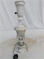 Antique marble lamp, works.
