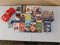 Lot of 25 VHS tapes with '63 Vette rewinder