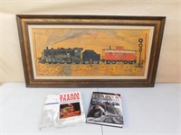 Train books and picture
